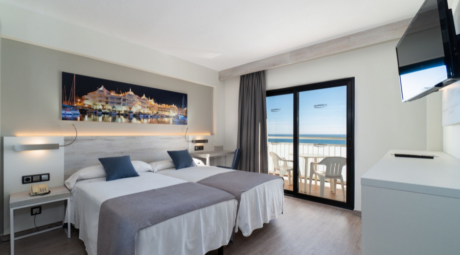 Club servicio Double Room vista mare frontale