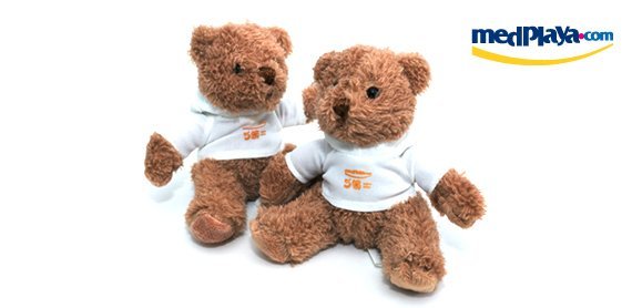 medplaya - carta amigo - teddy peluche